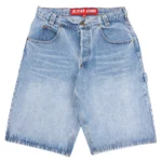 Carpetco C-Star Washed Denim Shorts 