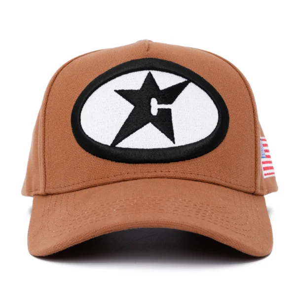 Carpet Glow in the Dark C-Star Hat - Brown