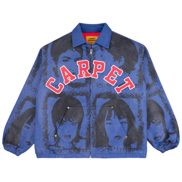 Carpetco I-Ladies Waxed Work Jacket Blue 
