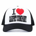 I Heart Carpet Trucker Hat - Black