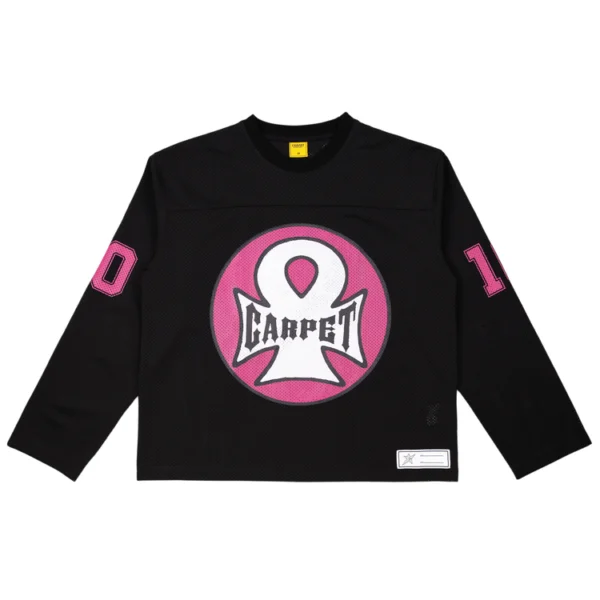 Carpetco Iron Ankh Long Sleeve Jersey Black 