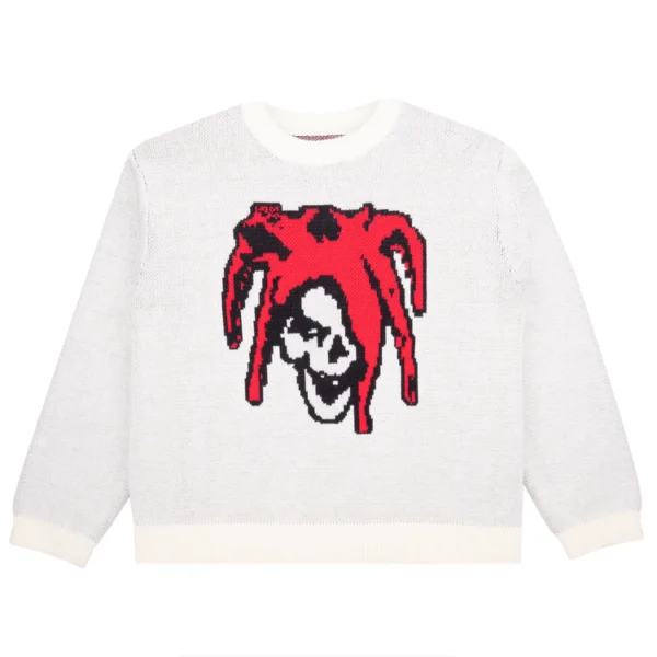 Carpetco Jester Knit Sweater White 