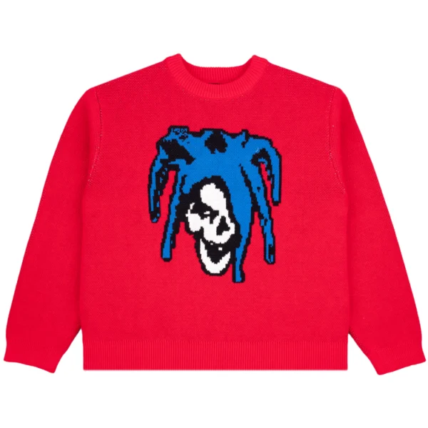 Carpetco Jester Knit Sweater Red