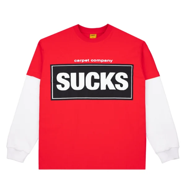 Carpetco Sucks Long sleeve Red