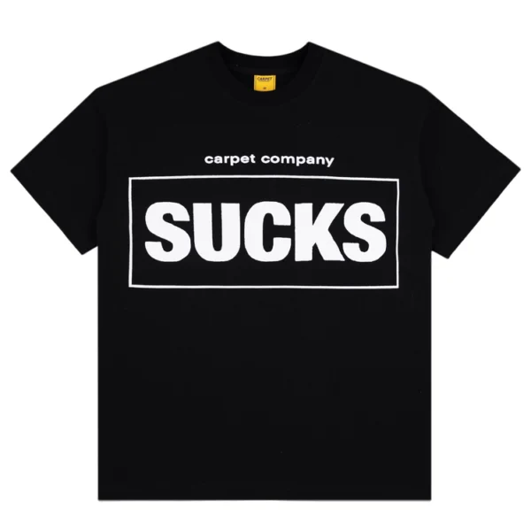 Carpetco Sucks Tee Black