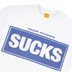 Carpetco Sucks Tee White  - Image 2