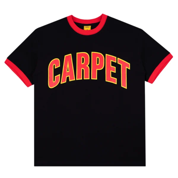 Carpetco Varsity Ringer Tee Black