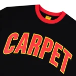 Carpetco Varsity Ringer Tee Black - Image 2